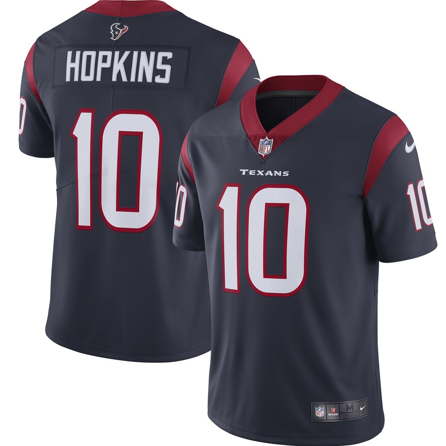 Men's Houston Texans #10 DeAndre Hopkins Navy Vapor Untouchable Limited Stitched NFL Jersey